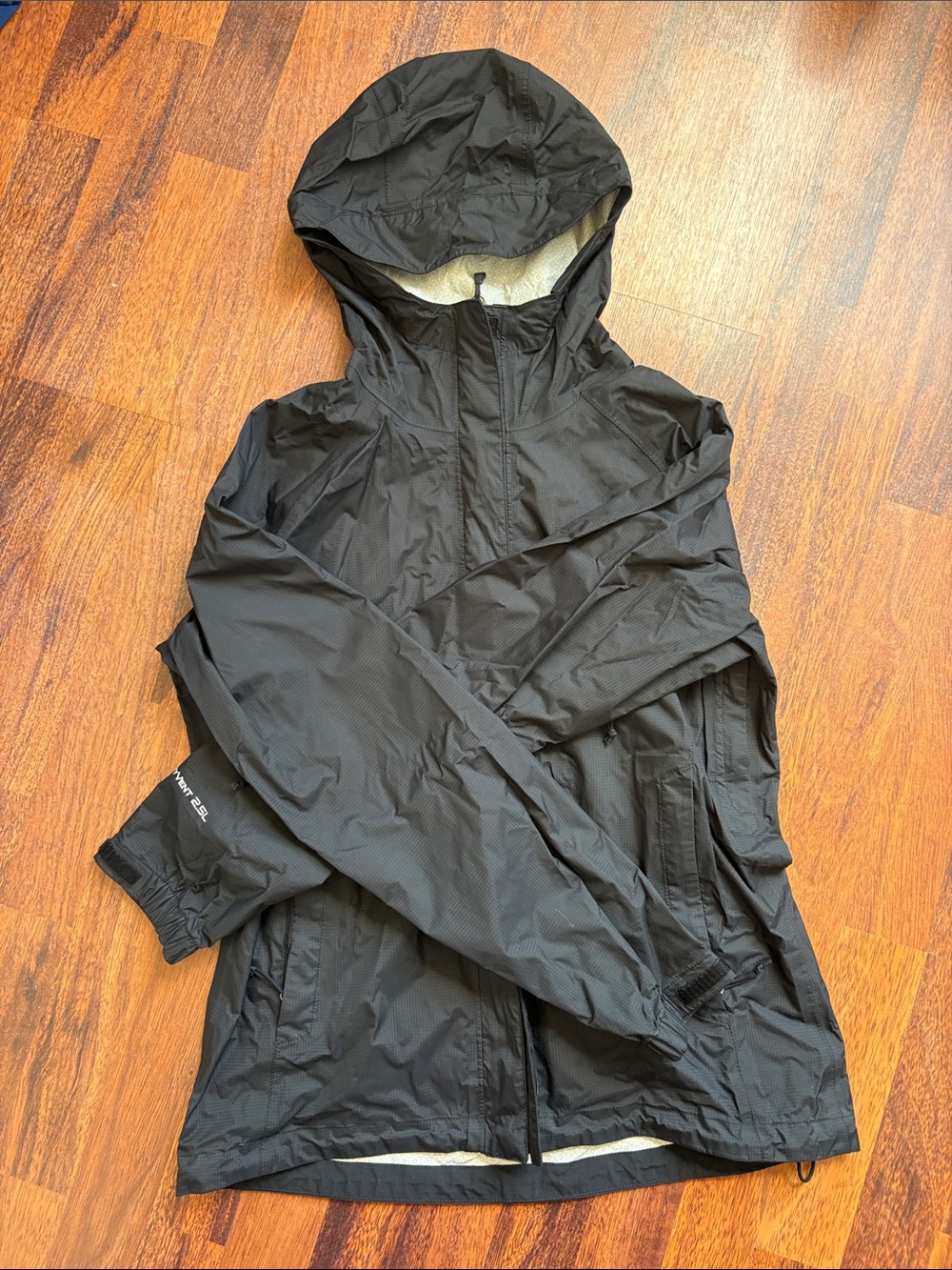The North Face Men's Black Hooded Raincoat